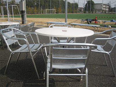 アルミチェア&テーブルセット